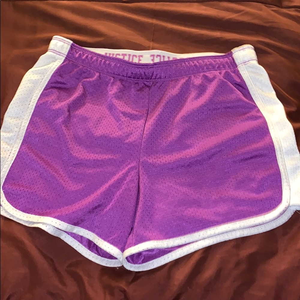 Purple shorts